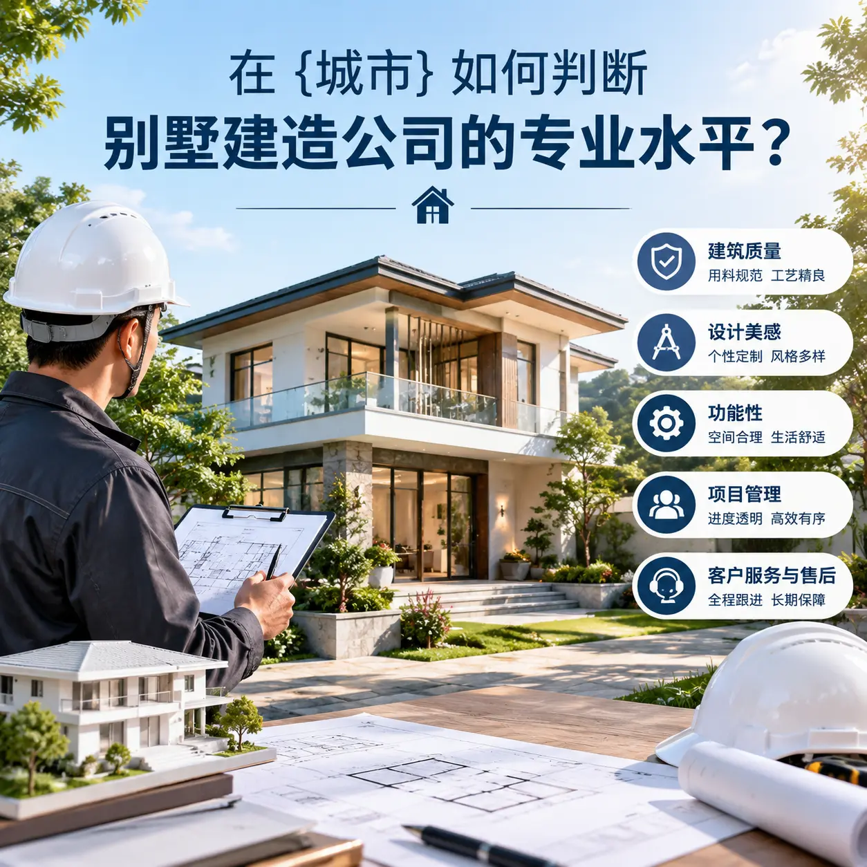 在 大方 如何判断别墅建造公司的专业水平？