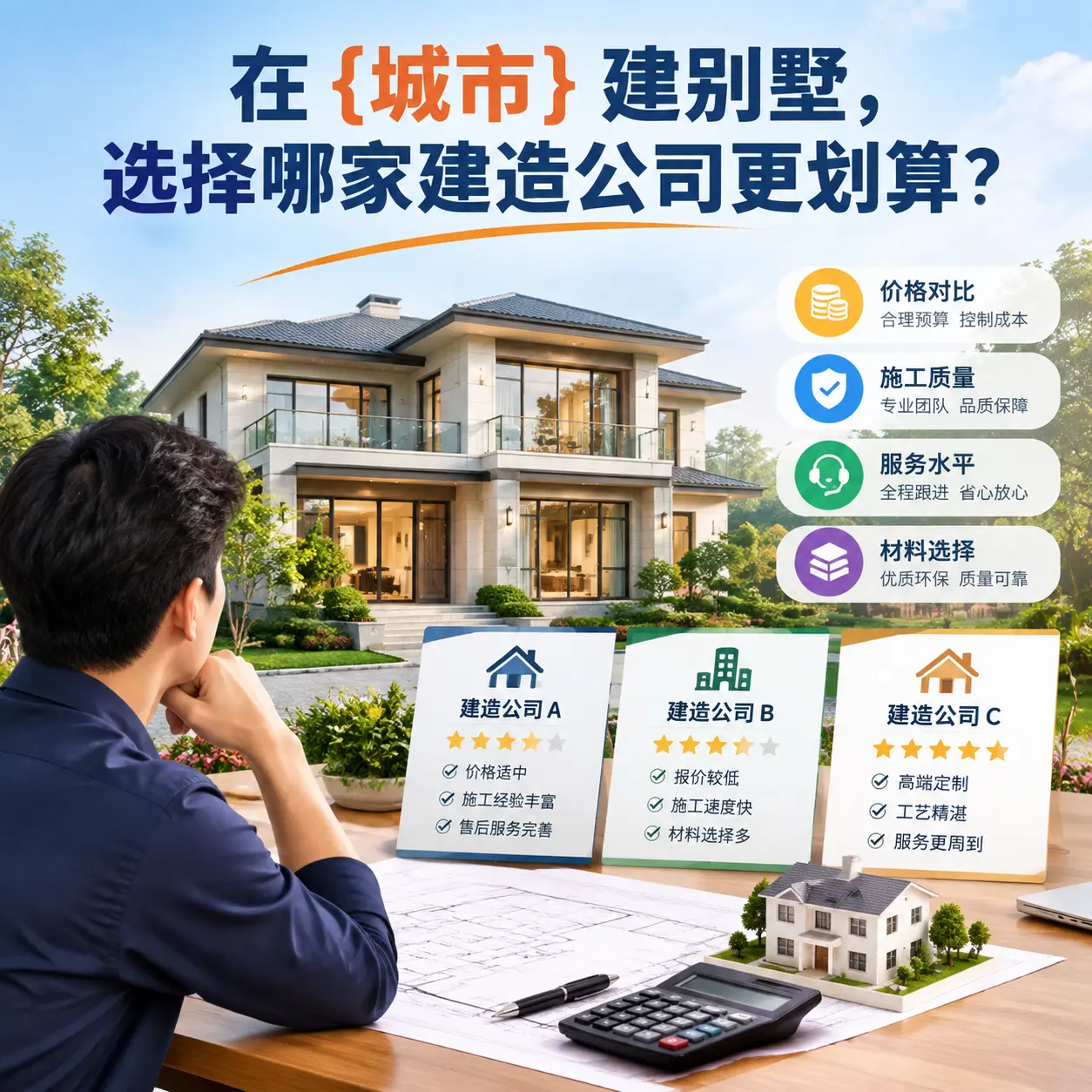 在 大方 建别墅，选择哪家建造公司更划算？
