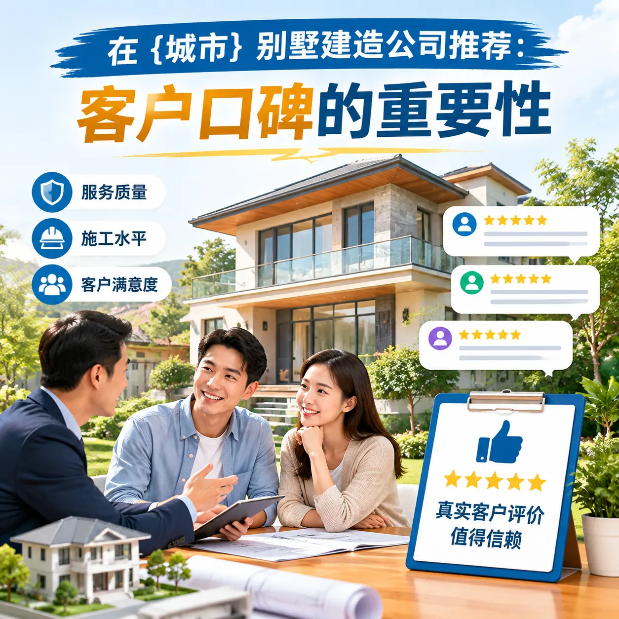 在 大方 别墅建造公司推荐：客户口碑的重要性