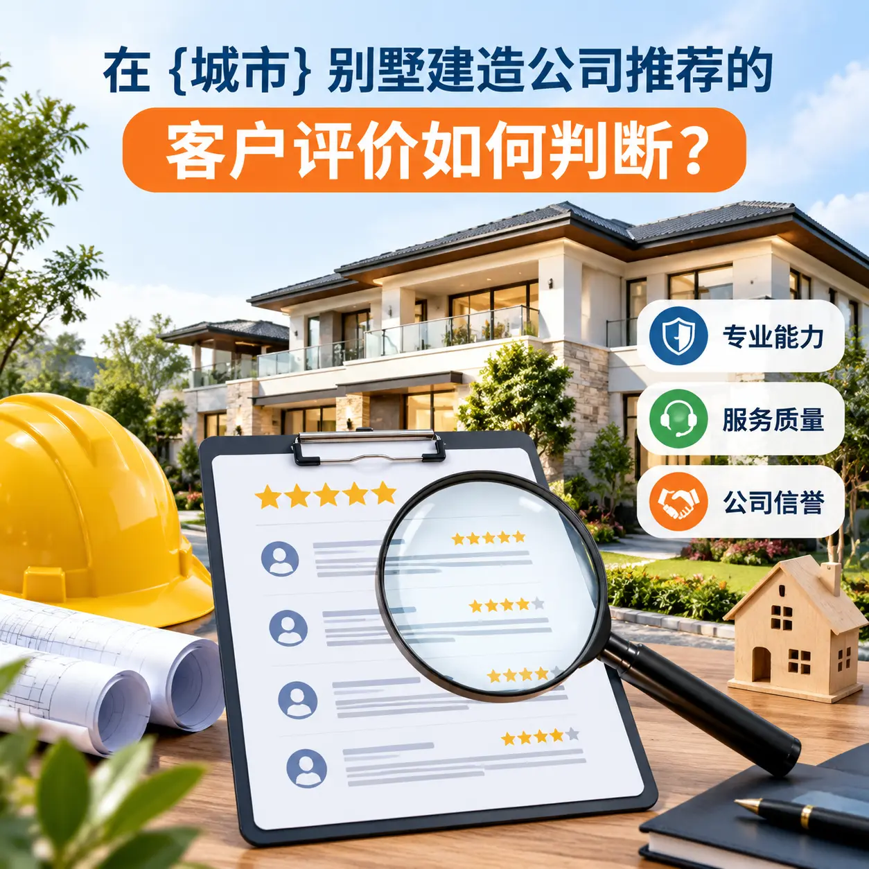 在 大方 别墅建造公司推荐的客户评价如何判断?