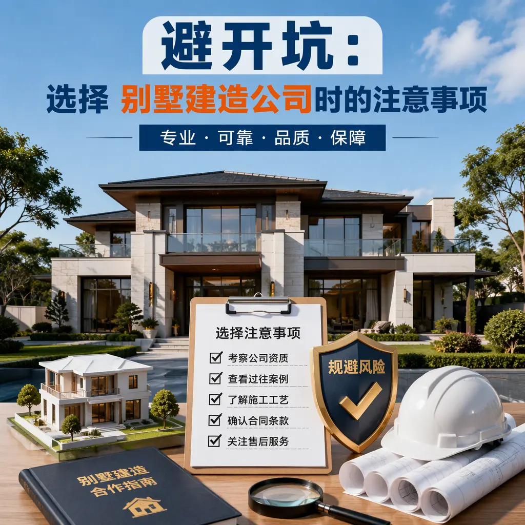 避开坑：选择 大方 别墅建造公司时的注意事项