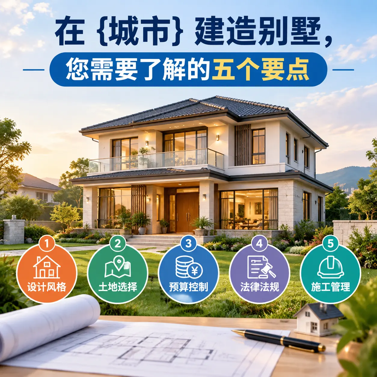 在 大方 建造别墅，您需要了解的五个要点