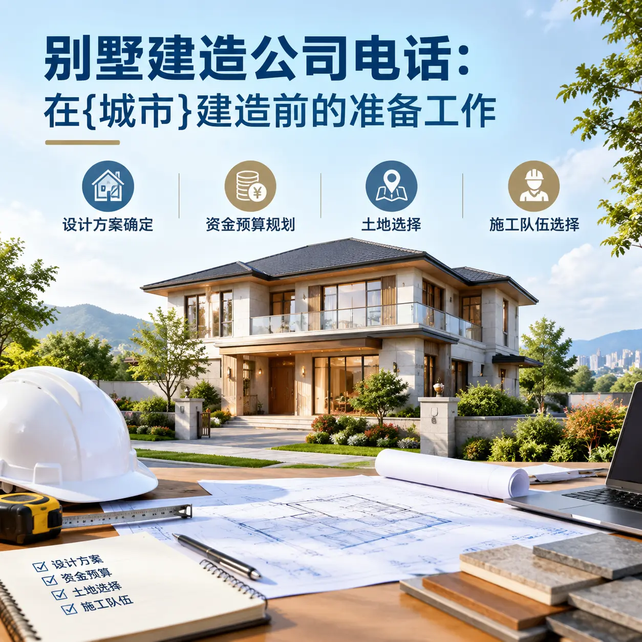 别墅建造公司电话：在大方建造前的准备工作