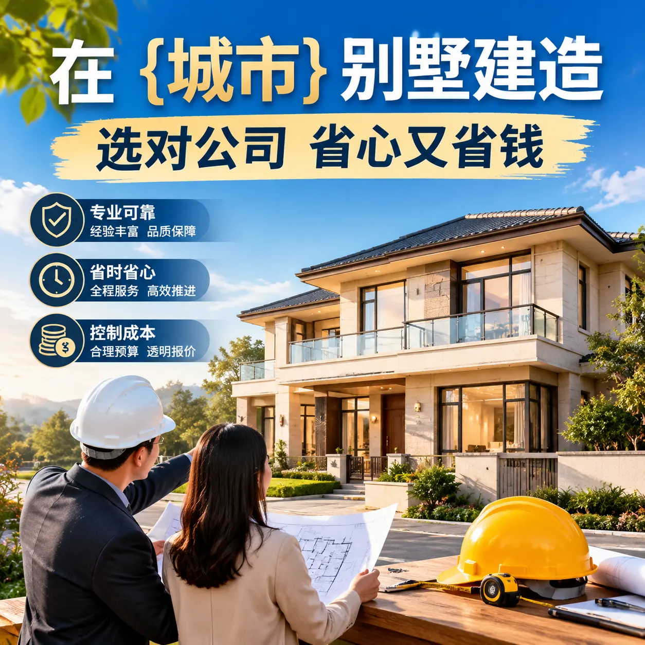 在 大方 别墅建造，选对公司省心又省钱
