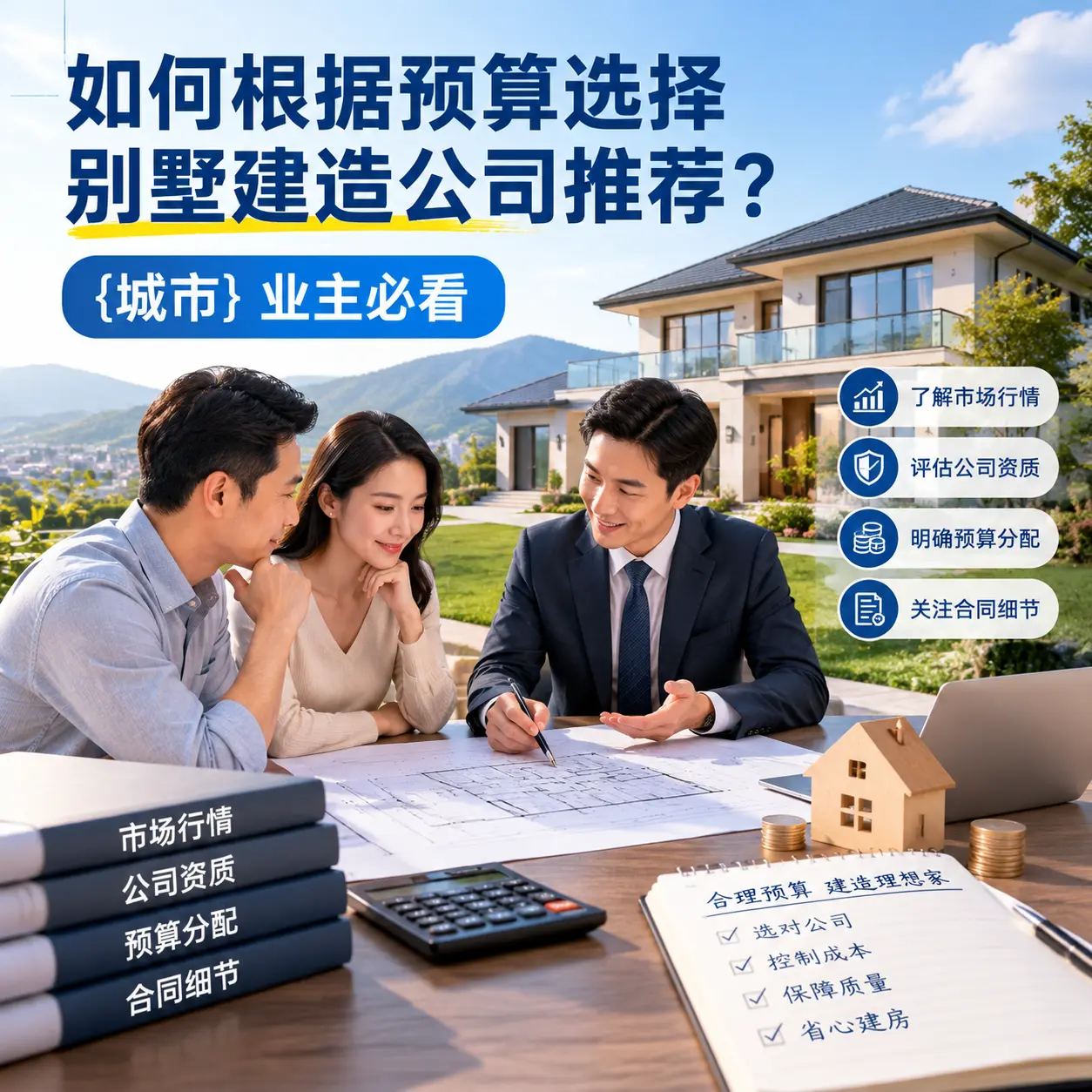 如何根据预算选择别墅建造公司推荐？ 大方 业主必看