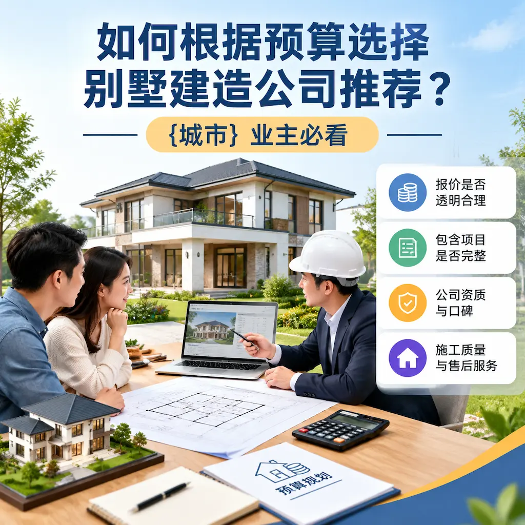如何根据预算选择别墅建造公司推荐？ 大方 业主必看