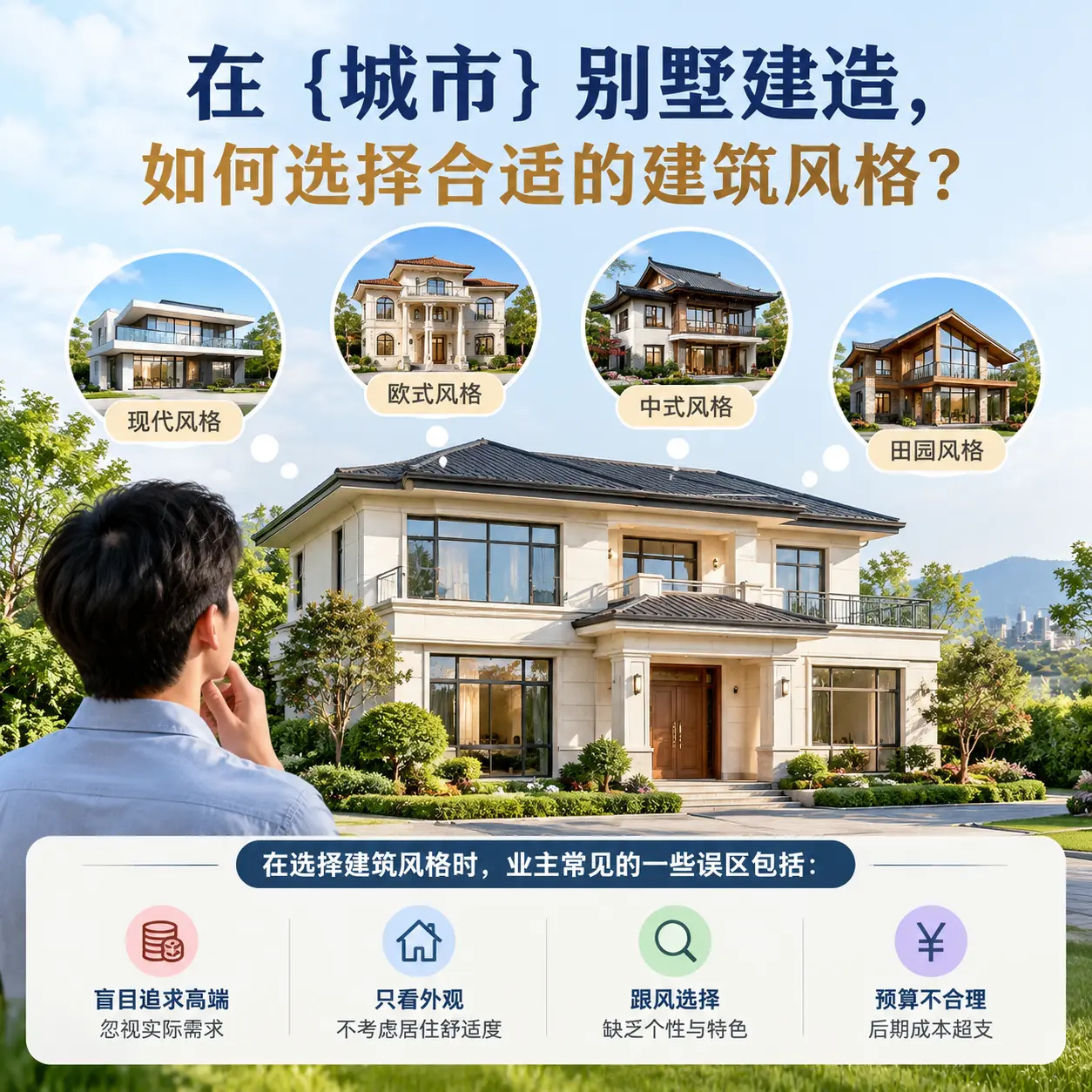在 大方 别墅建造,如何选择合适的建筑风格?