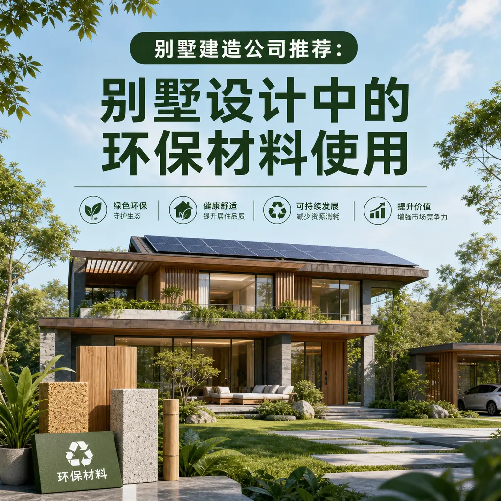 别墅建造公司推荐: 大方 别墅设计中的环保材料使用