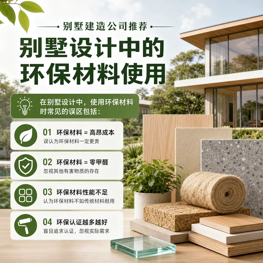 别墅建造公司推荐: 大方 别墅设计中的环保材料使用