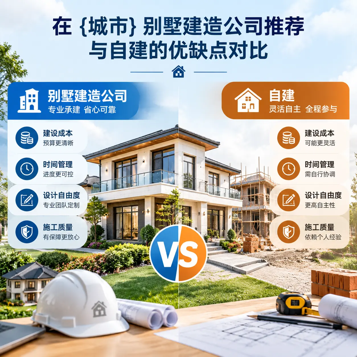 在 大方 别墅建造公司推荐与自建的优缺点对比